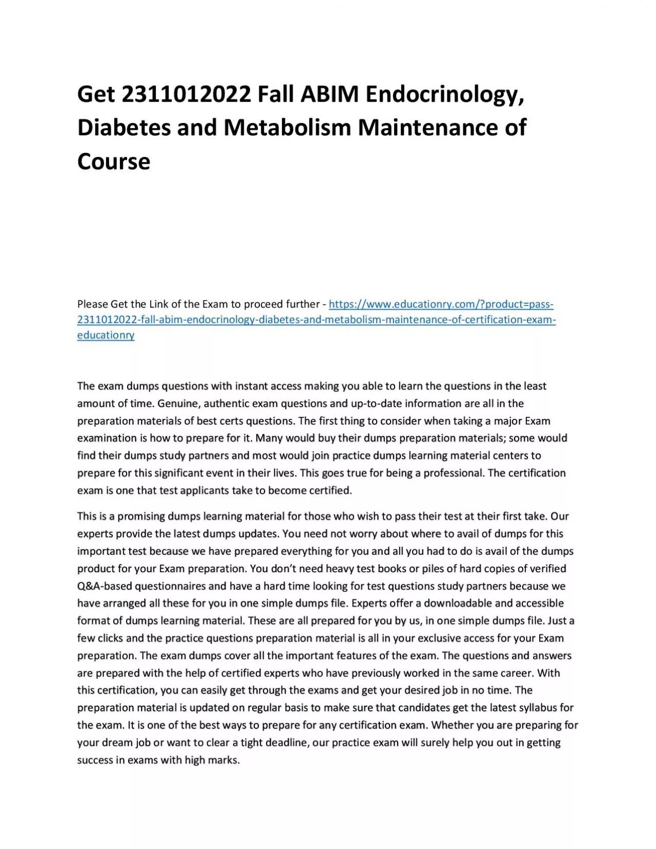 PDF-Get 2311012022 Fall ABIM Endocrinology, Diabetes and Metabolism Maintenance of Practice