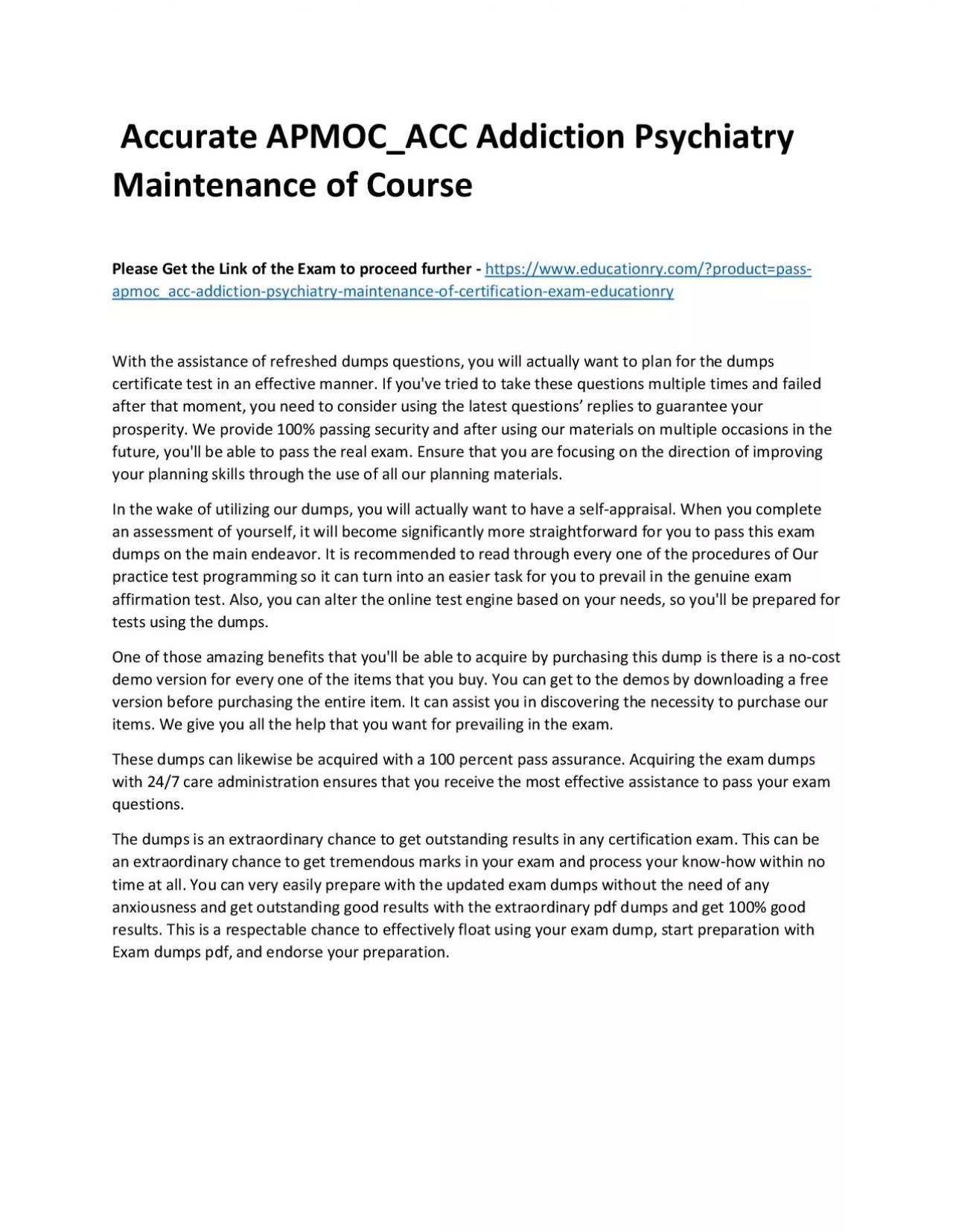 PDF-Accurate APMOC_ACC Addiction Psychiatry Maintenance of Practice Course