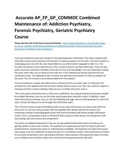 https://www.docslides.com/Nahri/accurate-ap-fp-commoc-combined-maintenance-of-addiction-psychiatry-forensic-psychiatry-practice-course