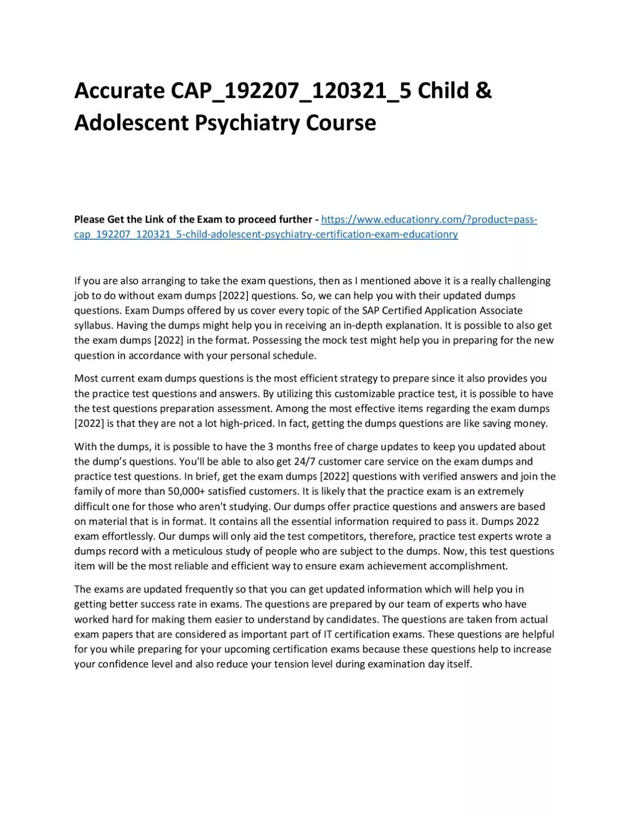 PDF-Accurate CAP_192207_120321_5 Child & Adolescent Psychiatry Practice Course