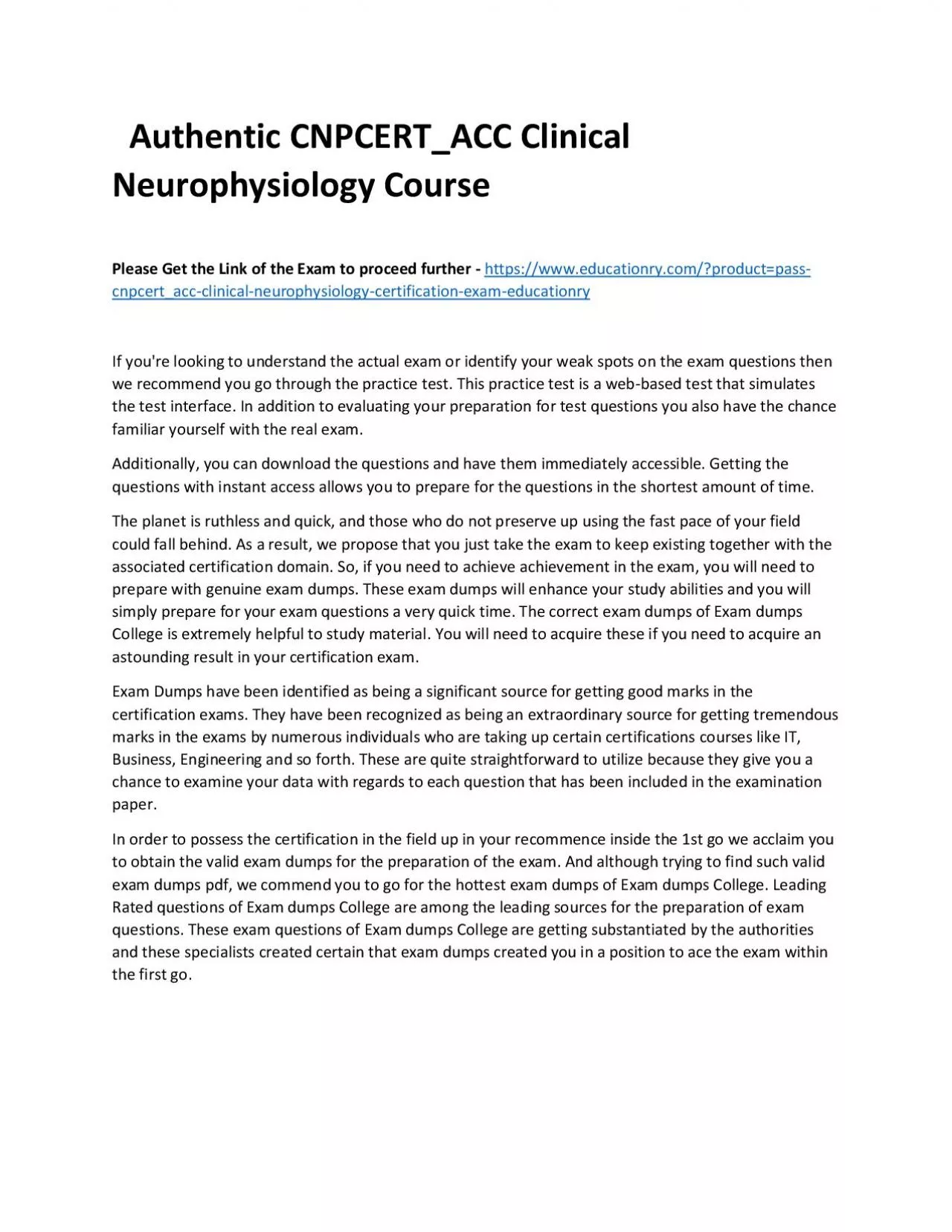 PDF-Authentic CNPCERT_ACC Clinical Neurophysiology Practice Course