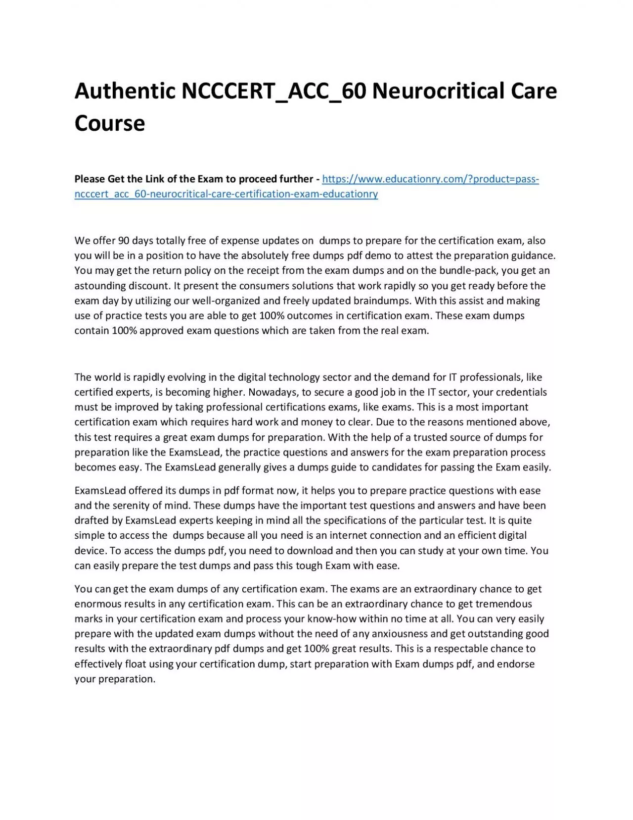 PDF-Authentic NCCCERT_ACC_60 Neurocritical Care Practice Course