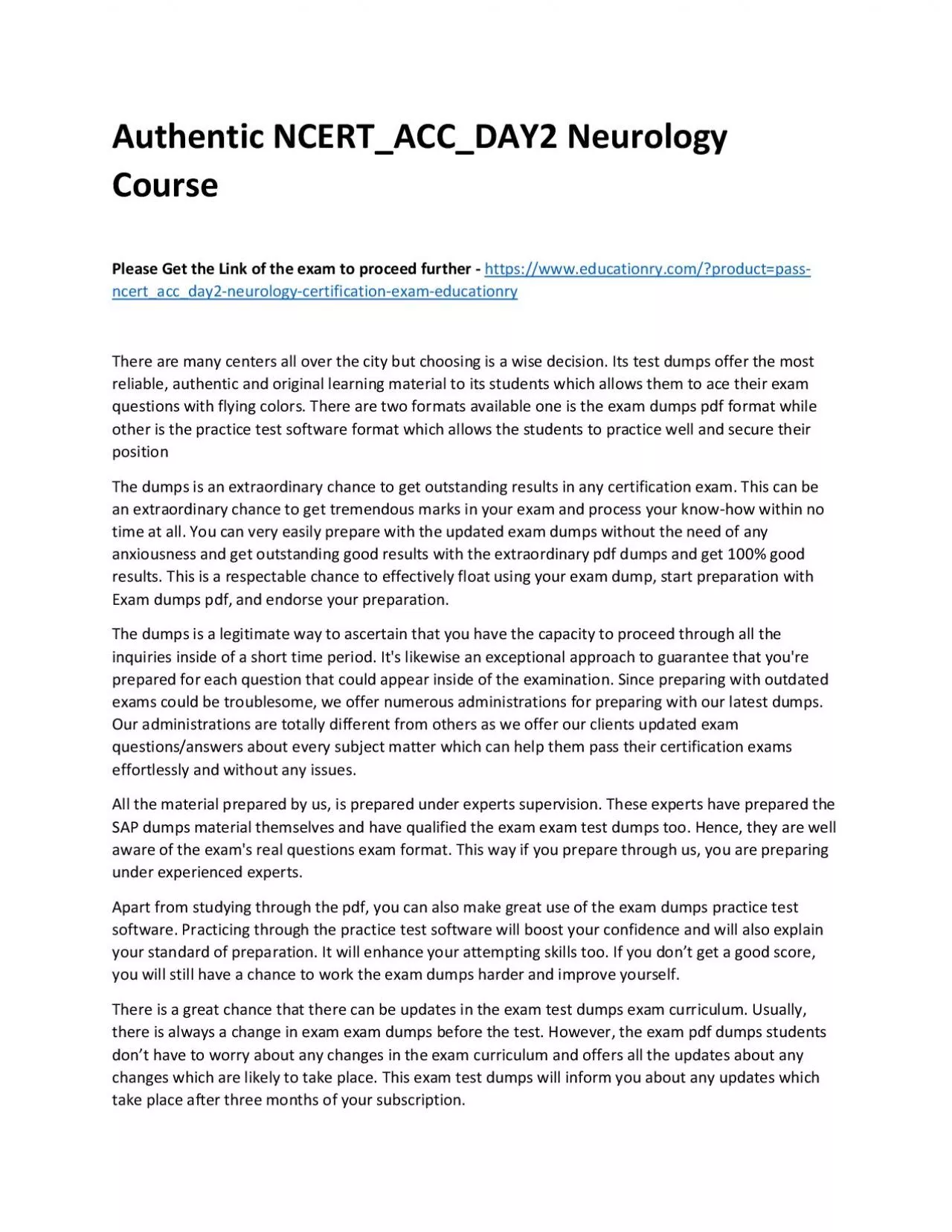 PDF-Authentic NCERT_ACC_DAY2 Neurology Practice Course