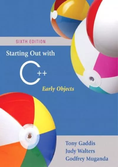 [eBOOK]-Starting Out with C++: Early Objects (6th Edition)