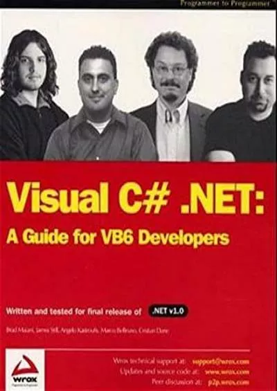 [READ]-Visual C .NET: A Guide for VB6 Developers