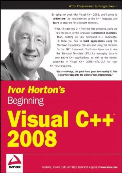 [FREE]-Ivor Horton\'s Beginning Visual C++ 2008