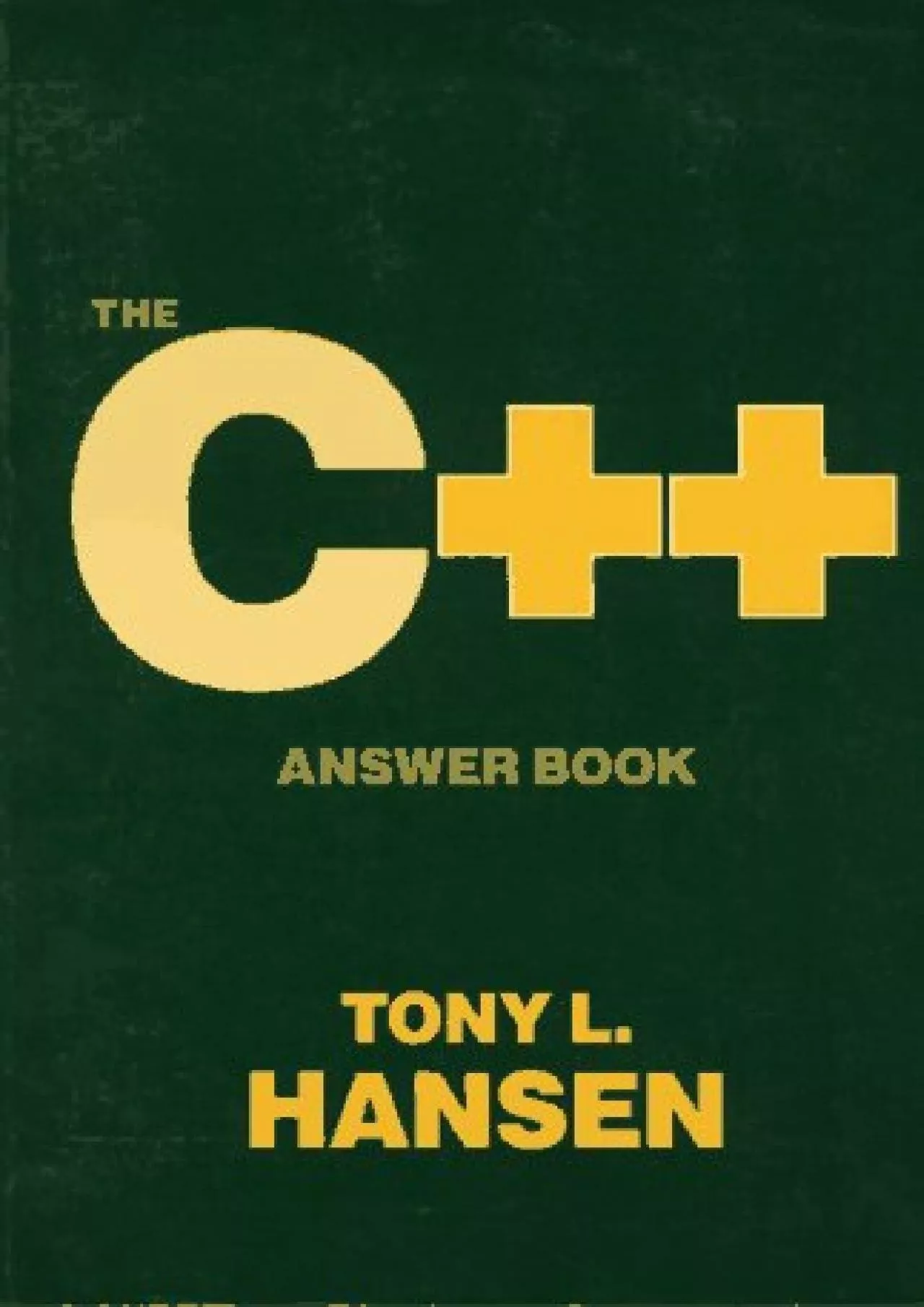 PDF-[READ]-The C++ Answer Book