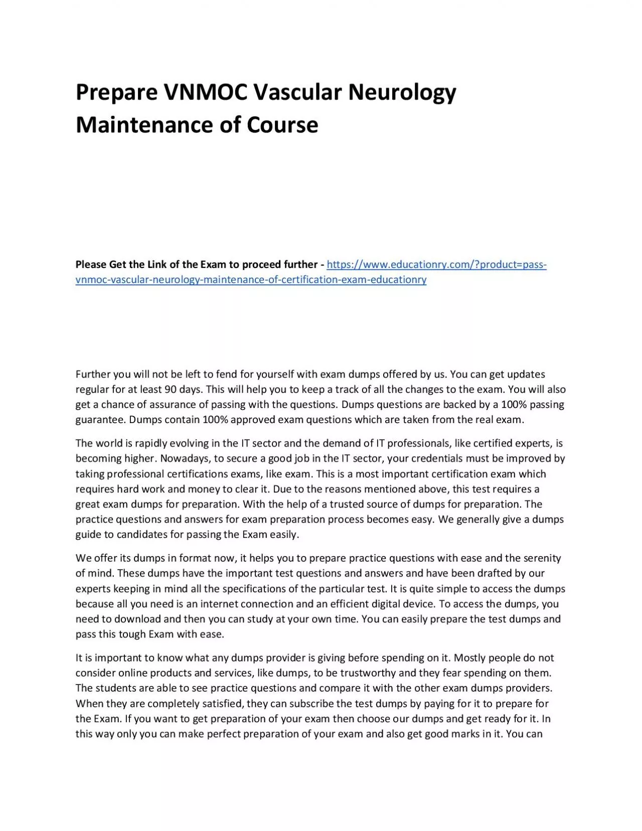 PDF-VNMOC Vascular Neurology Maintenance of