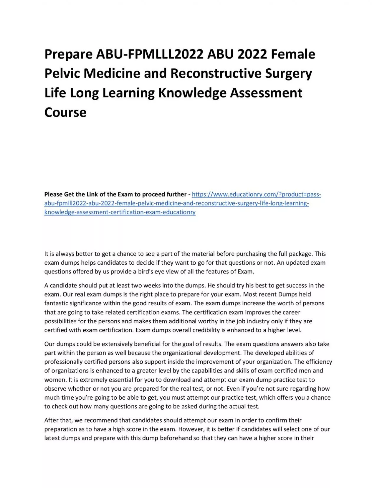 PDF-ABU-FPMLLL2022 ABU 2022 Female Pelvic Medicine and Reconstructive Surgery Life Long Learning