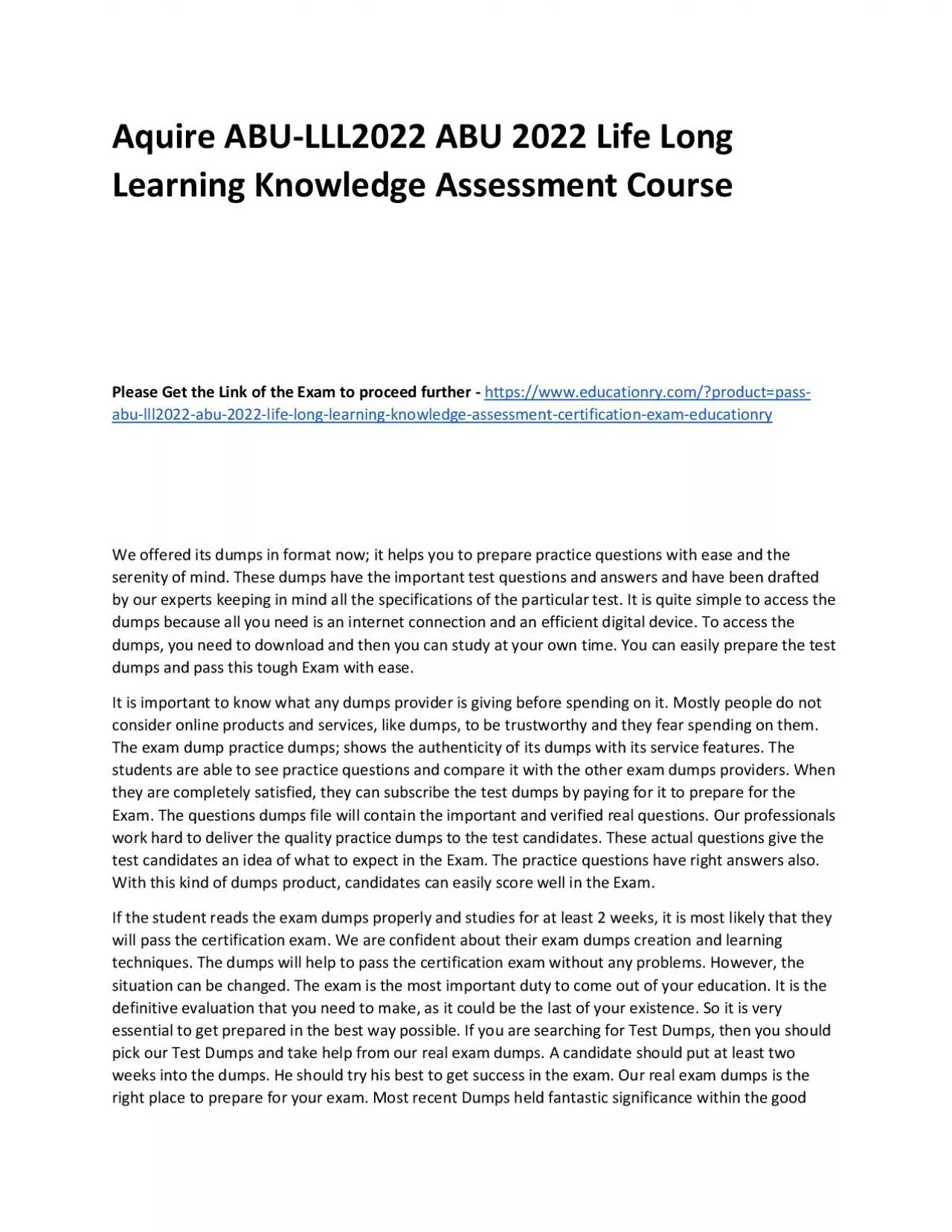 PDF-ABU-LLL2022 ABU 2022 Life Long Learning Knowledge Assessment