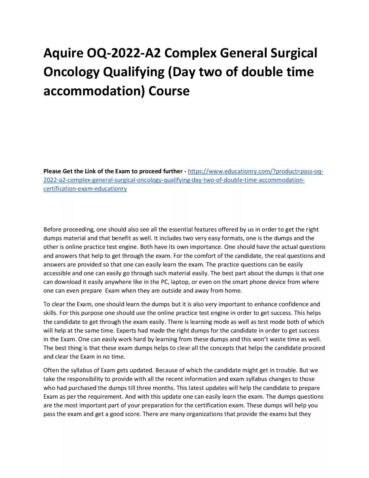 PDF-OQ-2022-A2 Complex General Surgical Oncology Qualifying (Day two of double time accommodation)