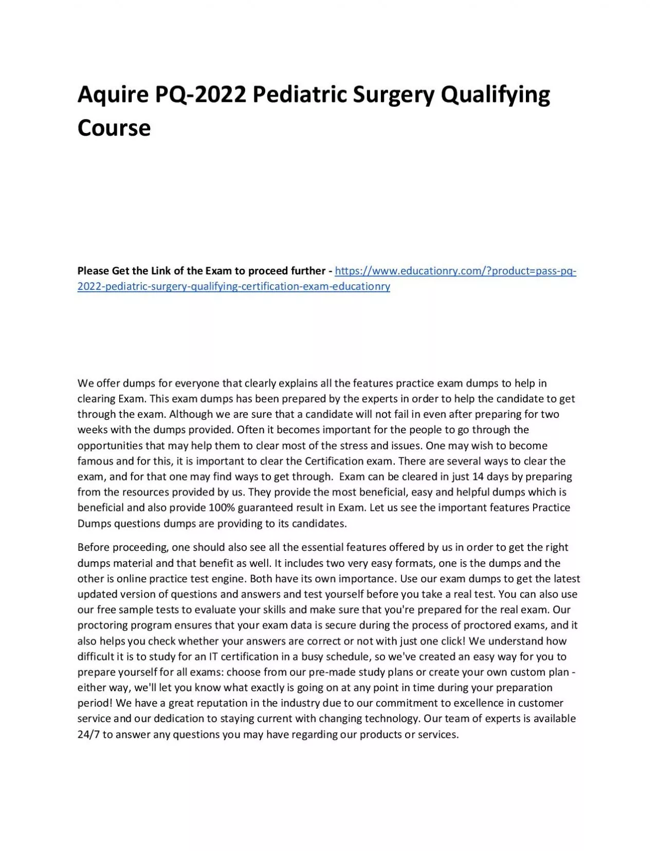 PDF-PQ-2022 Pediatric Surgery Qualifying