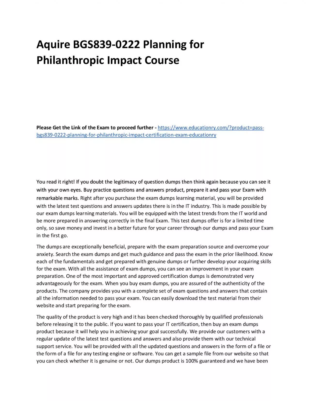 PDF-BGS839-0222 Planning for Philanthropic Impact