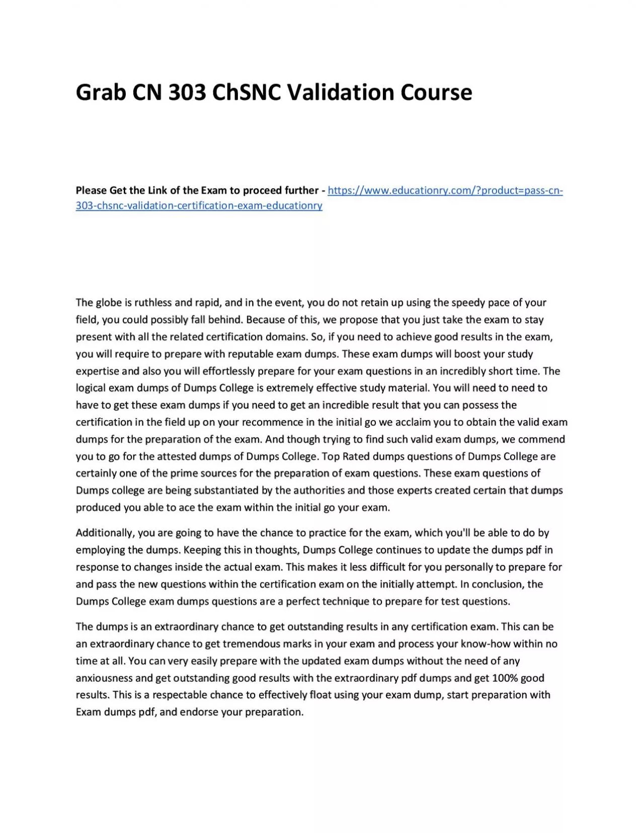 PDF-CN 303 ChSNC Validation