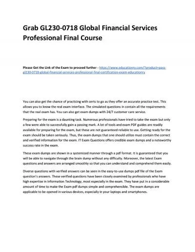 GL230-0718 Global Financial Services Professional Final