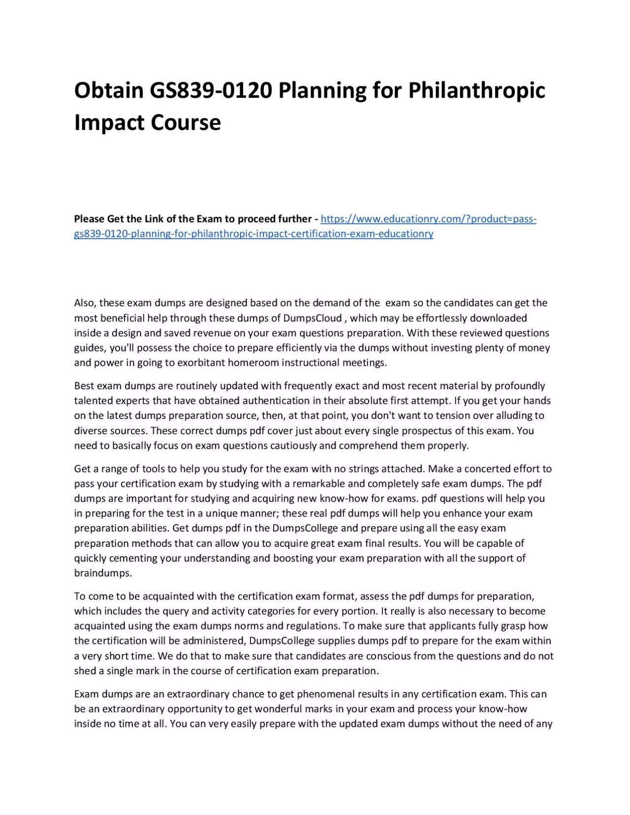 PDF-GS839-0120 Planning for Philanthropic Impact