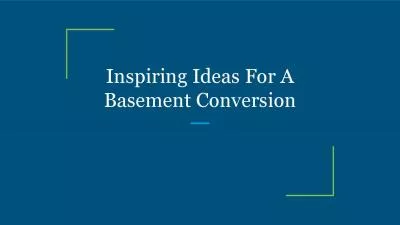 Inspiring Ideas For A Basement Conversion