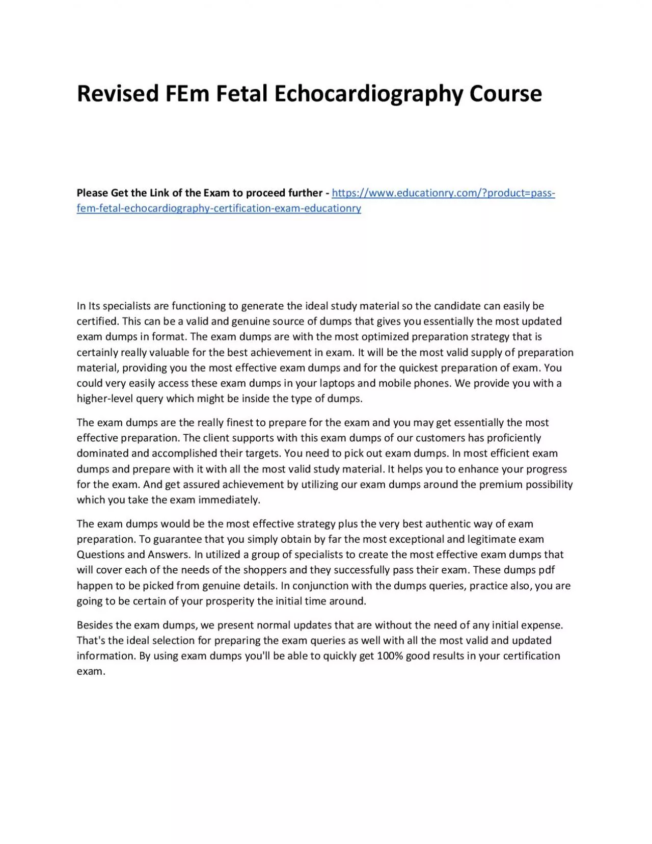 PDF-FEm Fetal Echocardiography