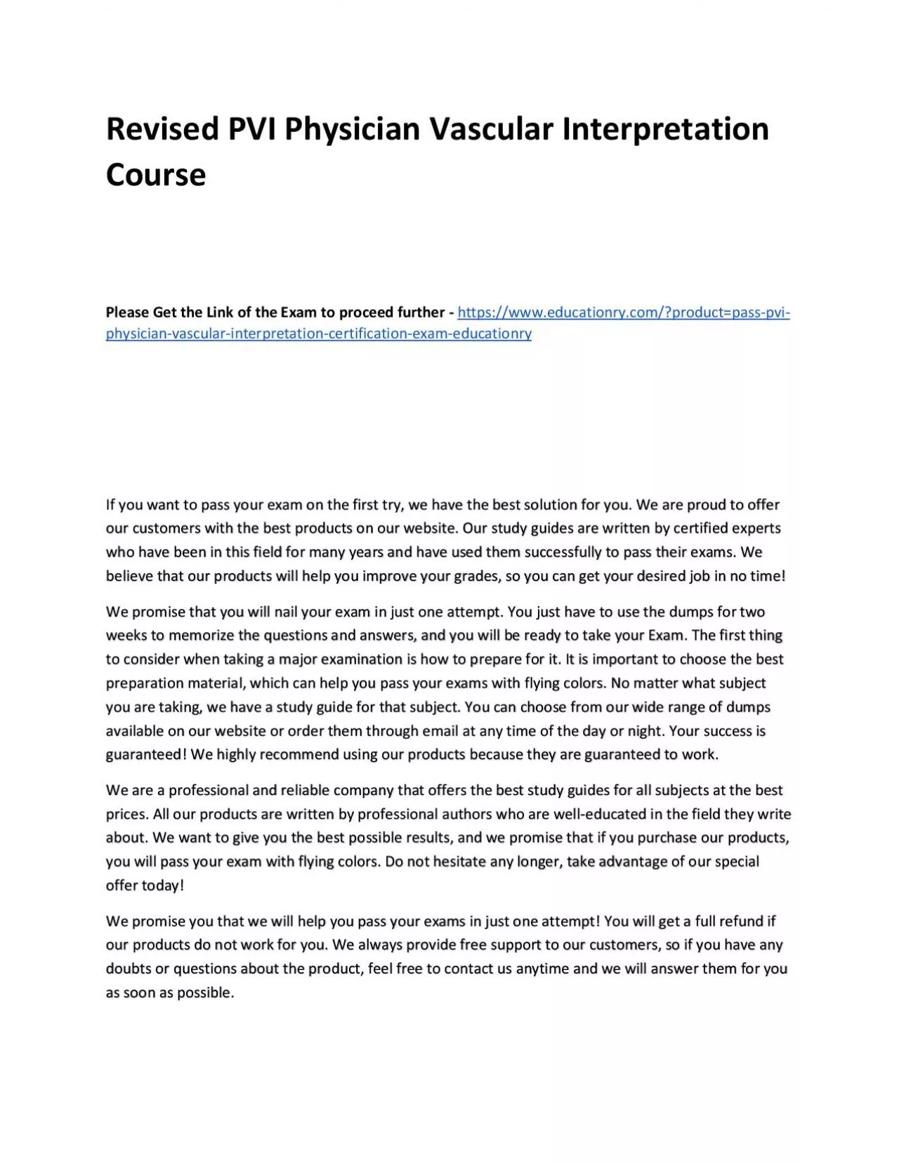 PDF-PVI Physician Vascular Interpretation