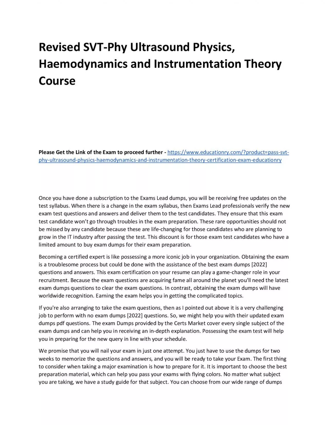 PDF-SVT-Phy Ultrasound Physics, Haemodynamics and Instrumentation Theory