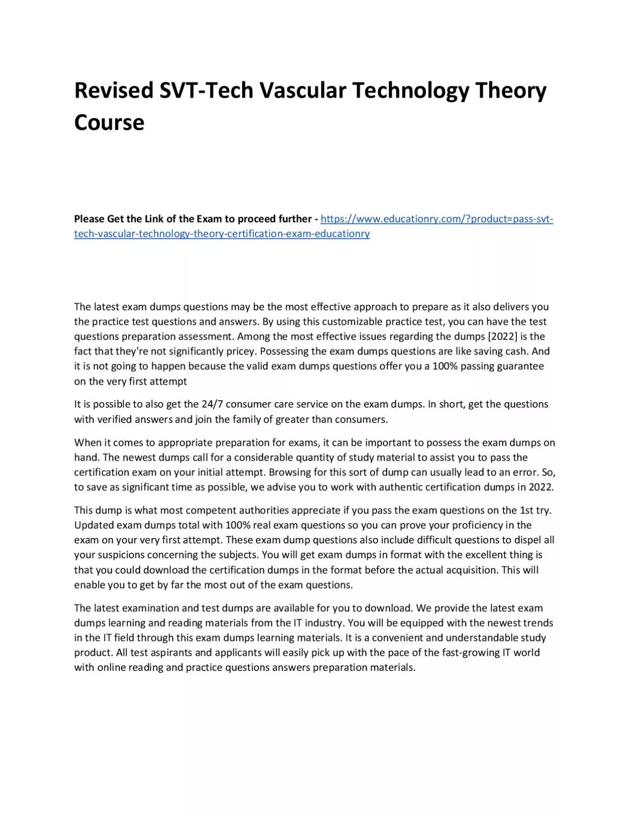 PDF-SVT-Tech Vascular Technology Theory