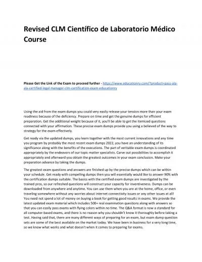 CLM Científico de Laboratorio Médico