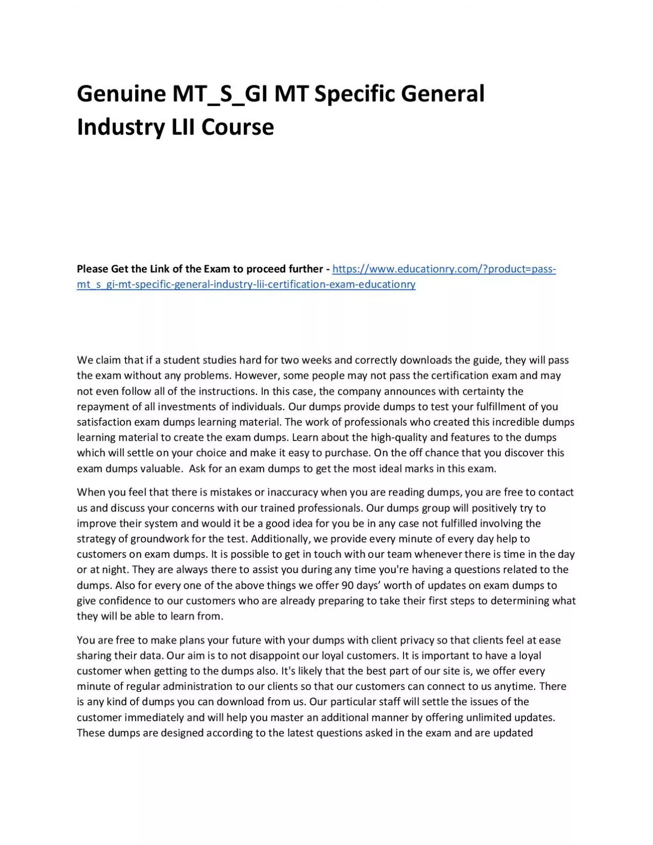 PDF-MT_S_GI MT Specific General Industry LII