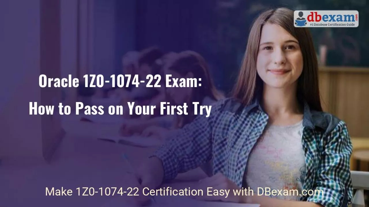 PDF-Oracle 1Z0-1074-22 Exam: How to Pass on Your First Try