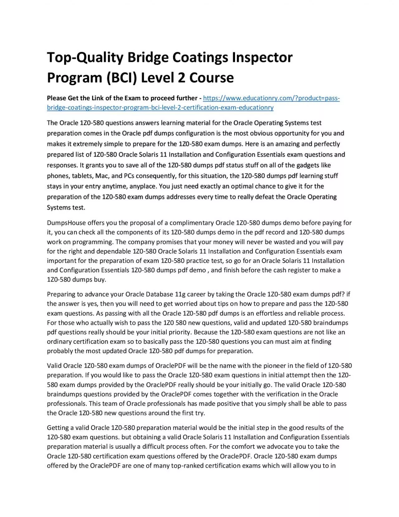 PDF-Top-Quality Bridge Coatings Inspector Program (BCI) Level 2 Practice Course