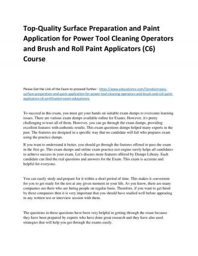 Top-Quality Surface Preparation and Paint Application for Power Tool Cleaning Operators