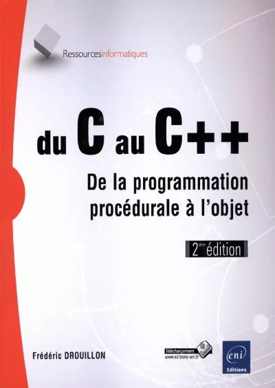 [eBOOK]-Du C au C++ - De la programmation procédurale à l\'objet (2ième édition) (French