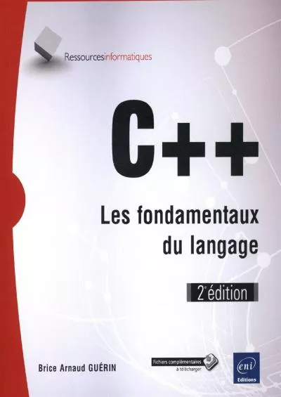[PDF]-C++ - Les fondamentaux du langage (2e édition)