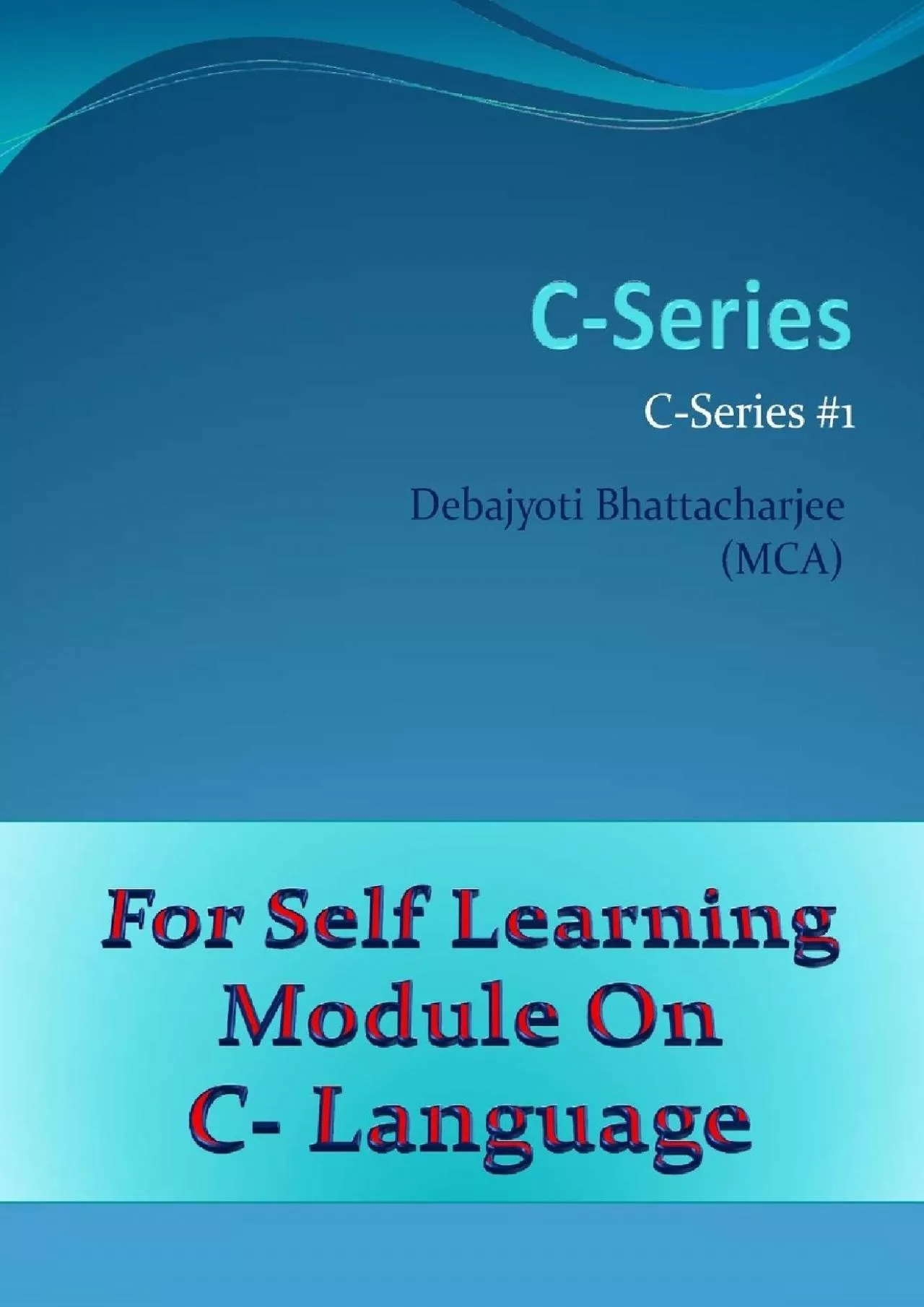 PDF-[BEST]-C-Series: C Language Series 1