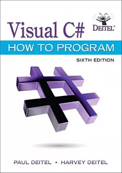 [DOWLOAD]-Visual C How to Program (Deitel Series)