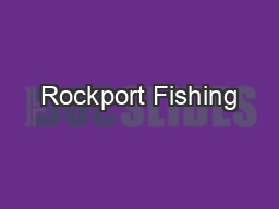 Rockport Fishing