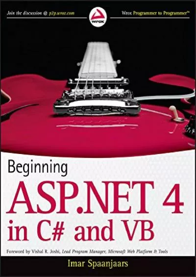 [FREE]-Beginning ASP.NET 4: in C and VB