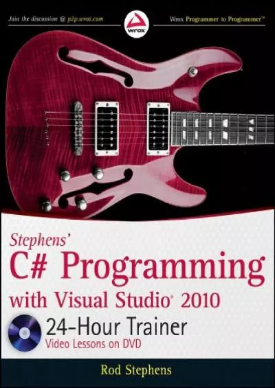 [eBOOK]-Stephens\' C Programming with Visual Studio 2010 24-Hour Trainer