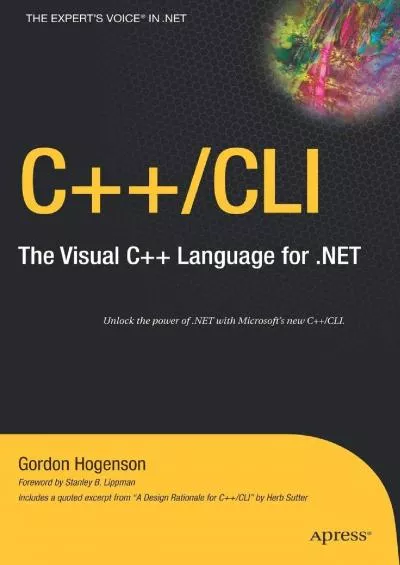 [FREE]-C++/CLI: The Visual C++ Language for .NET (Expert\'s Voice in .NET)