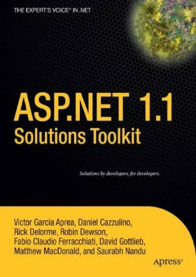 [PDF]-ASP.NET 1.1 Solutions Toolkit (Books for Professionals by Professionals)