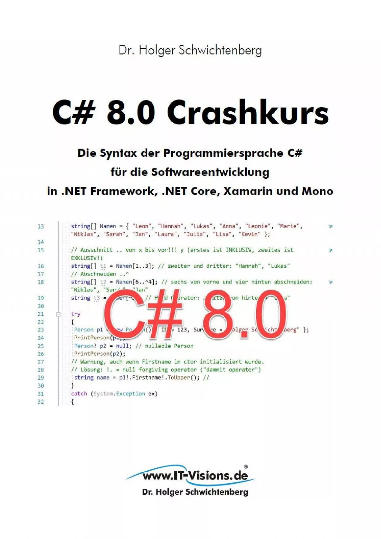 PDF-[READING BOOK]-C 8.0 Crashkurs: Die Syntax der Programmiersprache C für die Softwareentwicklung