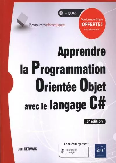 [BEST]-Apprendre la Programmation Orientée Objet avec le langage C (3e édition)