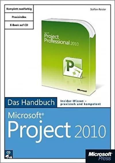 (READ)-Microsoft Project 2010 - Das Handbuch
