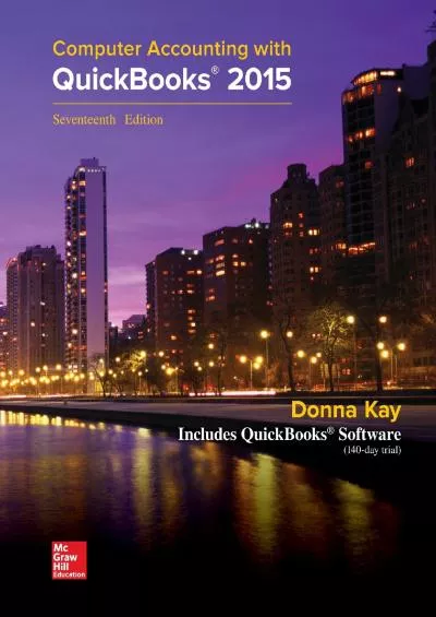 (READ)-MP Computer Accounting with QuickBooks 2015 with Student Resource CD-ROM