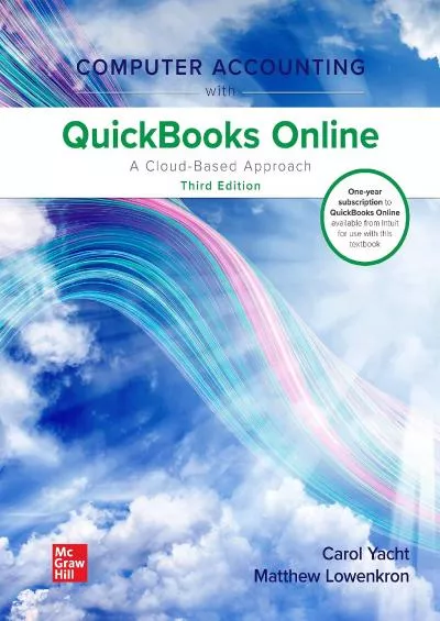 (DOWNLOAD)-Computer Accounting with QuickBooks Online: A Cloud Based Approach