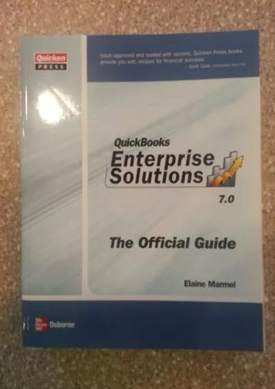 (EBOOK)-Quickbooks Enterprise Solutions 7.0 The Official Guide