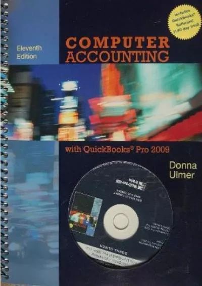 (BOOS)-Computer Accounting With Quickbooks Pro 2009