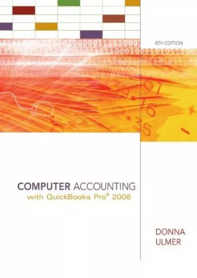 (READ)-Computer Accounting with QuickBooks 2006