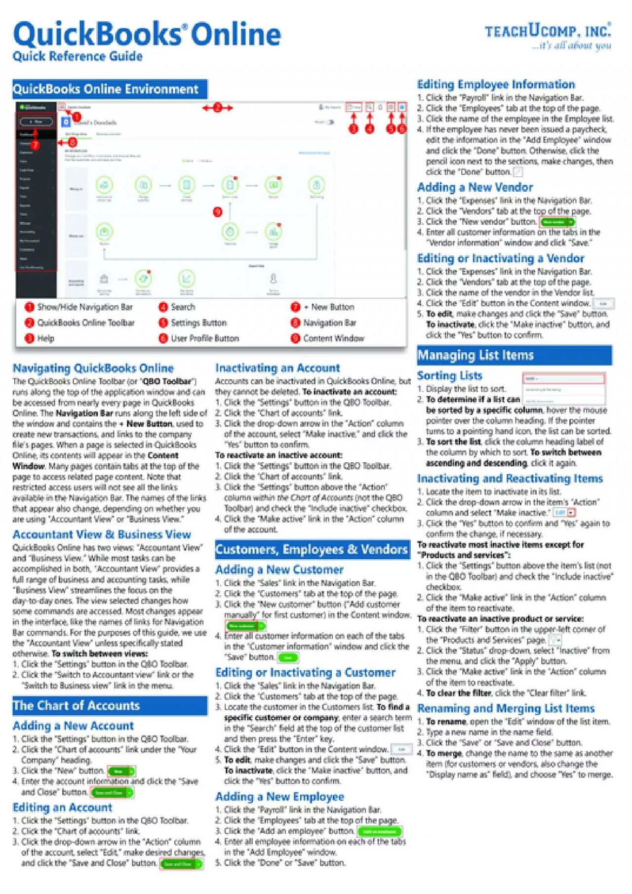 PDF-(BOOK)-QuickBooks Online Quick Reference Training Guide Cheat Sheet