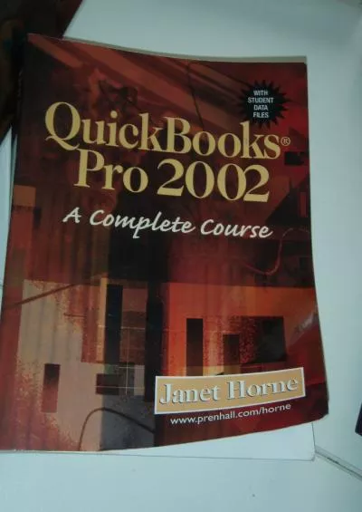 (BOOS)-Quickbooks Pro 2002: A Complete Course
