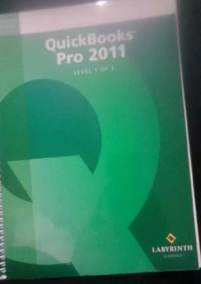 (BOOK)-QuickBooks Pro 2011: Level 1